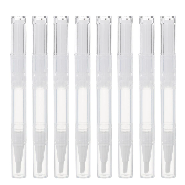 21 Pcs Klare Lipgloss-Tuben Kunststoffbehälter Transparenter Stift
