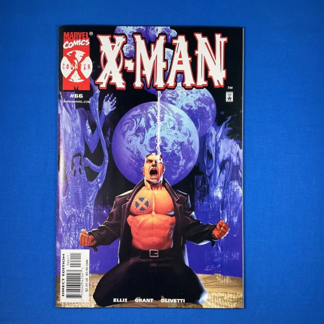 X-Man #66 Marvel Comics X-Men 2000 Warren Ellis & Ariel Olivetti