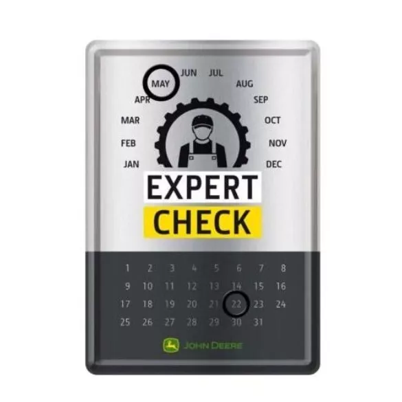 JOHN DEERE METAL Desk Calendar MC12EXPERT17 £8.99 PicClick UK
