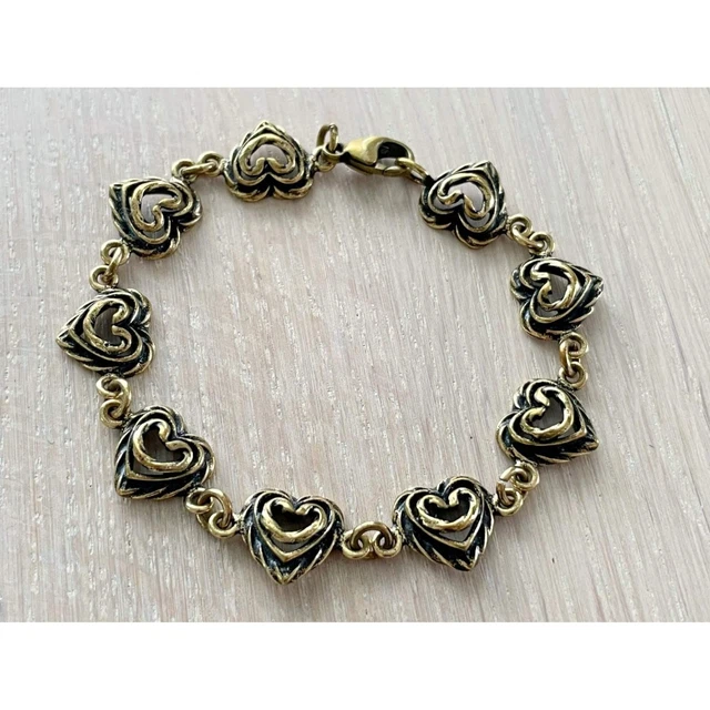 Bracelet Manchette Viking En Bronze - Marque Kalevala - Style Corde - Occasion - Taille Unisexe