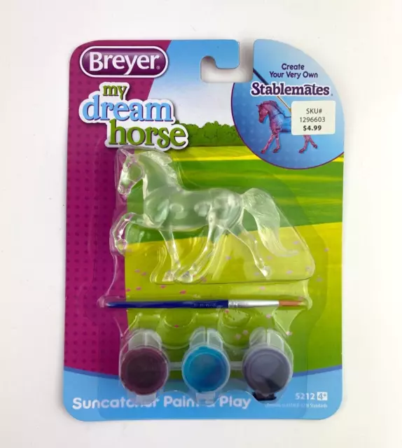 Breyer~My Dream Horse~Paint & Play SUNCATCHER HORSE unpainted ~Stablemates 2018