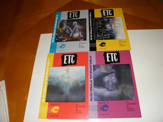 ETC #1-4 of 5 Piranha Press Tim Conrad Michael Davis Prestige Format Mature VF+