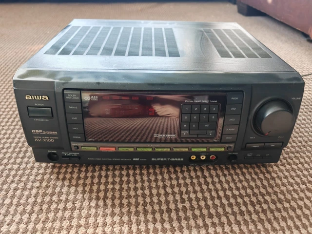 Récepteur stéréo Aiwa Av-X100 testé FONCTIONNE