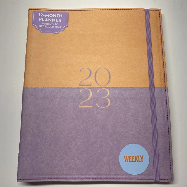 ORANGE CIRCLE STUDIO 20252025 Spiral Weekly Planner Extra Rainbow