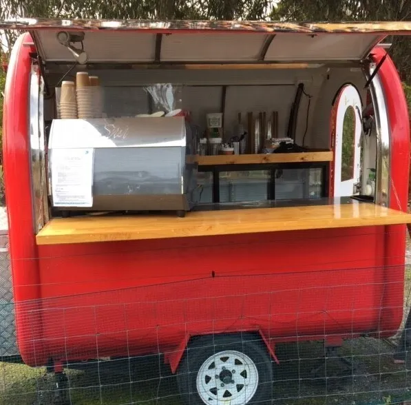 mobile food and coffee trailer