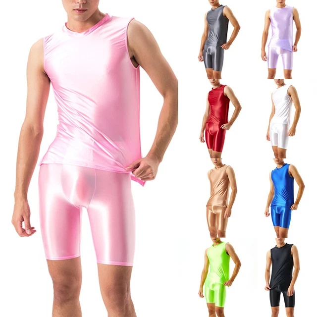 Uomo Tuta da Ginnastica Vestiti Top + Pantaloncini Active Suit Comfortale