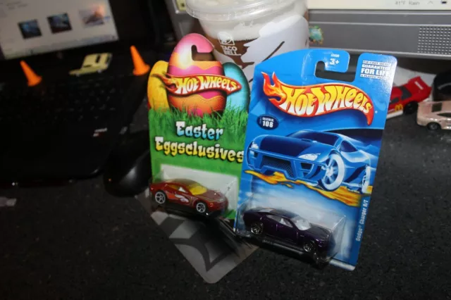 Hot Wheels- Dodge Charger R/T Concept - Lot of 2- 2009 Easter & 2001 Purple #108