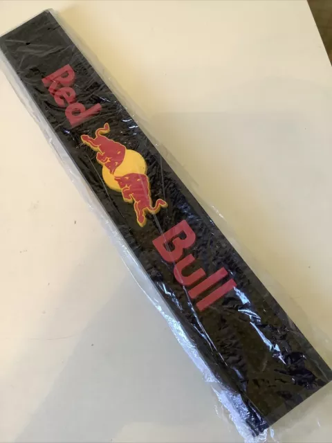 NEW Red Bull Energy Drink Bar Rail Spill Mat Distillery Beverage Collectible