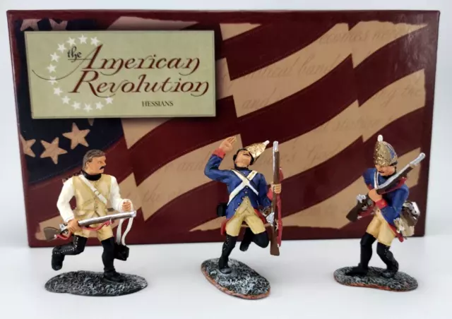 W Britains Toy Soldiers The American Revolution 17286 Hessians Excellent v Good