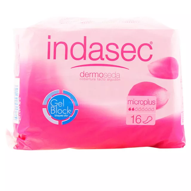 Higiene Indasec mujer DERMOSEDA compresa incontinencia micro plus 16 u