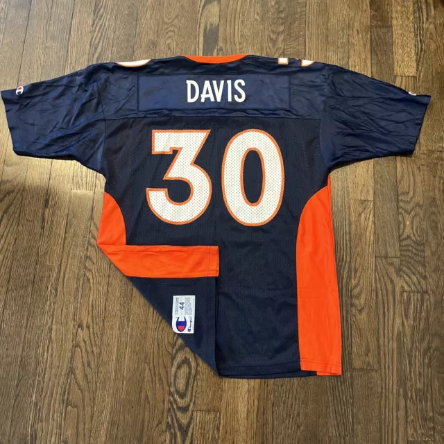 Denver Broncos Jersey Davis Large 44 Champion Mens Blue