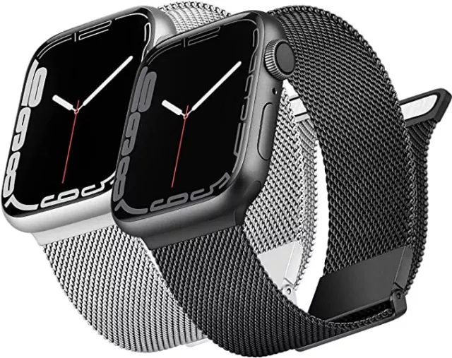 Magnetic Milanese Watch Bands Stainless Steel Mesh Band Strap for Apple Watch 2