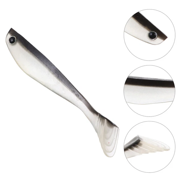 6 Pcs Imitation Fishing Hook Fishing Lure Bait Fake Fishing Bait 10cm