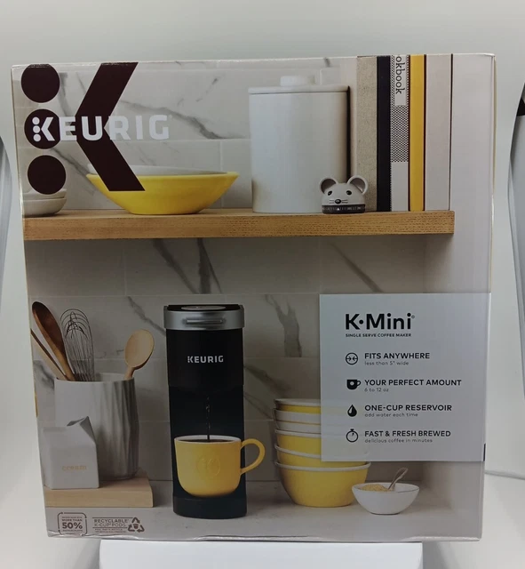 KEURIG KMINI SINGLESERVE KCup Pod Coffee Maker Black 55.00 PicClick