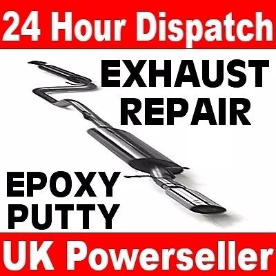 Permanent Exhaust Pipe & Box Repair Putty Ford