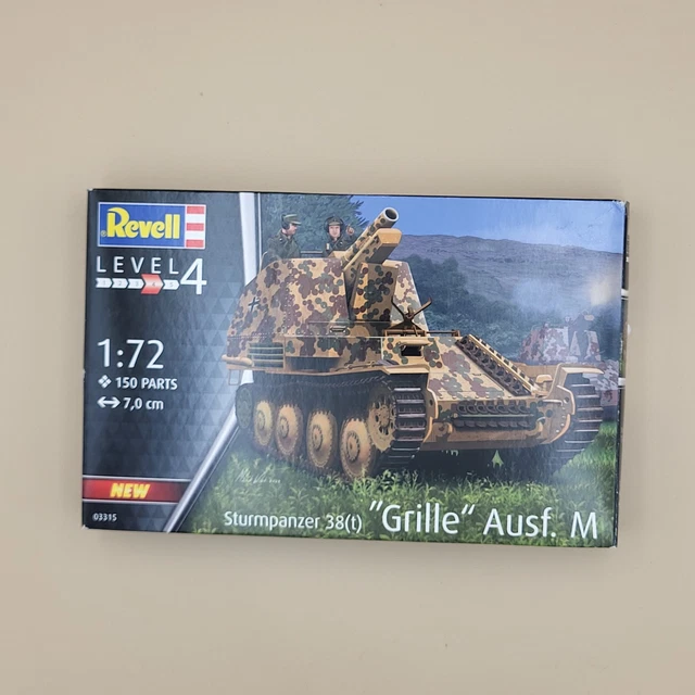Maquette Master Fighter 1:48 - Sturmpanzer 38(t) Grille - Char Allemand 1944 - Résine