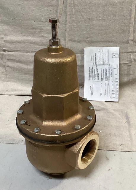 APOLLO 36H20801 Water Pressure Reducing Valve: Super Capacity, Bronze, 2" Pipe