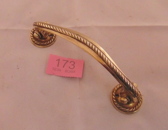 Vintage Brass Push Pull Door T Bar Handles Pub Bar Shop ref 173