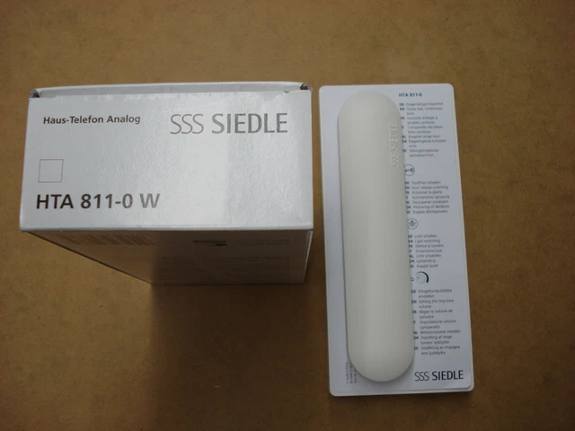 SIEDLE SPRECHANLAGE HTA 811 - 0W, NEU & OVP!! EUR 91,00 - PicClick DE