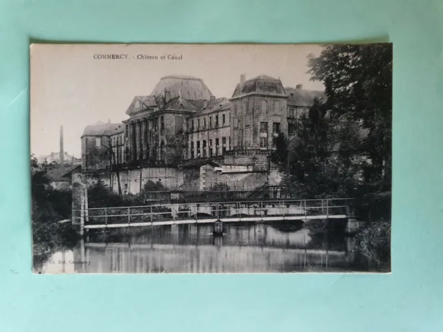 Carte Postale de France de la Meuse Commercy Château et Canal