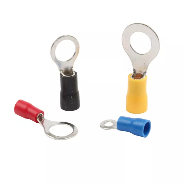 Red / Blue / Yellow Crimp Ring Terminal Connector Insulated Electrical Connector