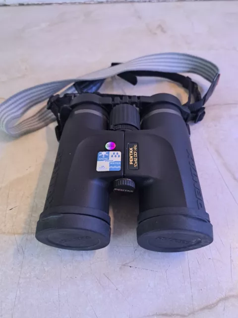 Pentax 10x42 DCF HRc 6.0° Binoculars. Water Proof. with Case & Cleaning Brush