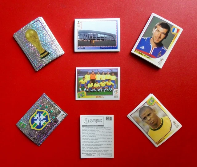 PANINI KOREA 2002 WORLD CUP Stickers au choix pick choice WC FOOT ...