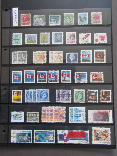 Briefmarkenlot aus Kanada gestempelt