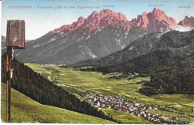 CARTOLINA 1920 CIRCA NV  VILLABASSA NIEDERDORF ALTO ADIGE BOLZANO PUSTERIA 