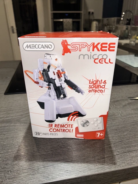 MECCANO SPYKEE ROBOT Micro Cella Telecomando Effetti Luce Ed Suono