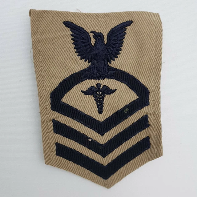 UNITED STATES NAVY Chief Petty officer Hospital corpsman insignia patch
