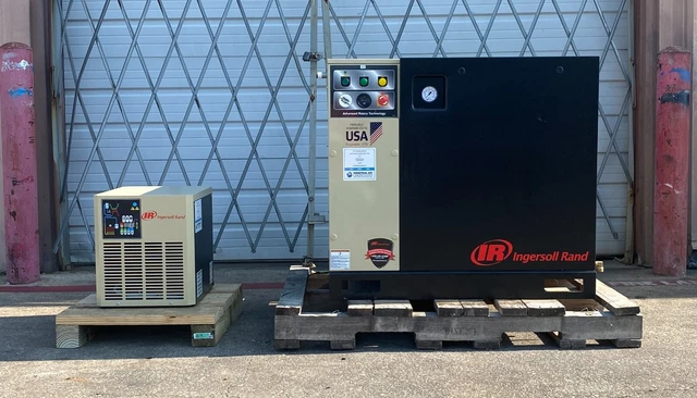 10Hp Ingersoll Rand Screw Air Compressor #1537