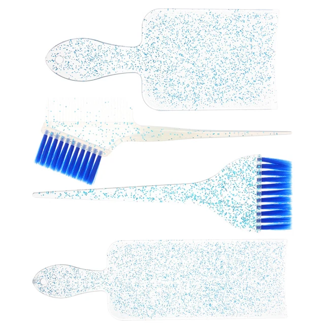 1 Set Haarfärbe-Paddel, Haar-Dressing-Paddel-Kamm, Haarfärbe-Set,
