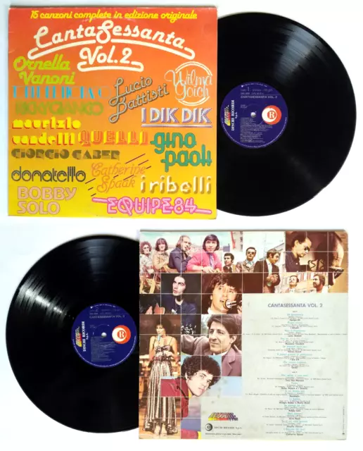 LP 33 GIRI Cantasessanta Vol.2 Disco Vinile Ornella Vanoni Lucio Battisti  Gaber EUR 19,99 - PicClick IT
