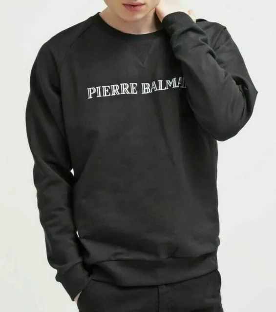 Pierre Balmain Iconic Logo Sweatshirt Jumper Sweater Hoody Pulli Pullover 50