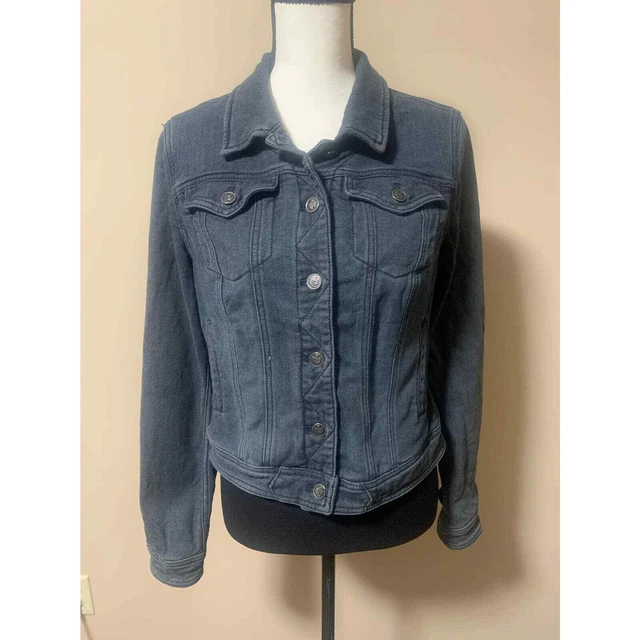 Daughters of the Liberation - Gray Stretch Denim Jacket size Medium