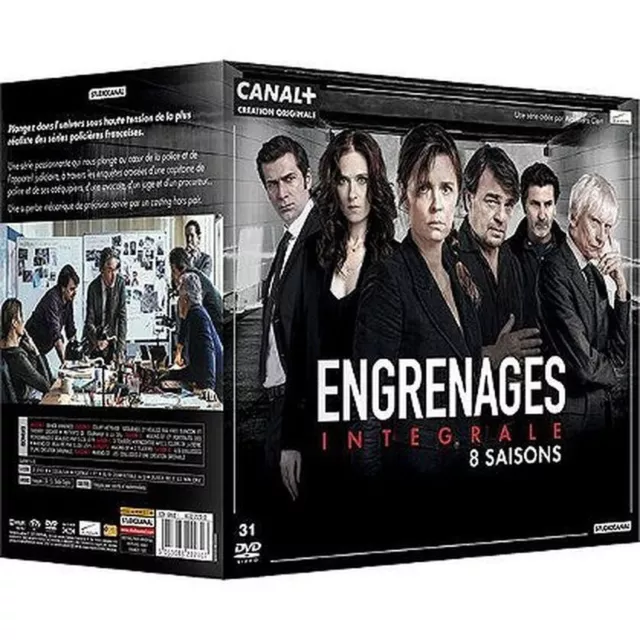 ENGRENAGES - L'intégrale de la série - Coffret DVD - Neuf - Edition Fr