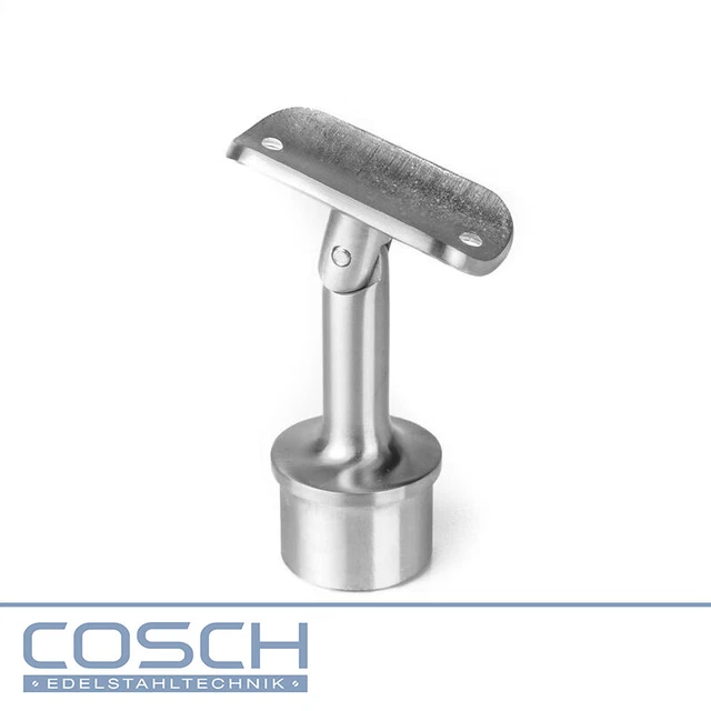 Acier Inox Rohrstütze V2A Taillé avec Joint Ø 33,7 MM, Ø 42,4 48,3 MM