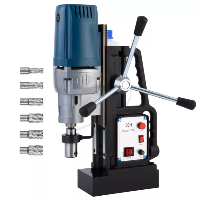 Multifunctional 1550W 2" Magnetic Drill Press Portable 3500lbf Electromagnet