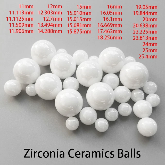 Ceramic Bearing Balls Zirconia Ceramics Ball G10 High Precision Dia. 11mm~25.4mm