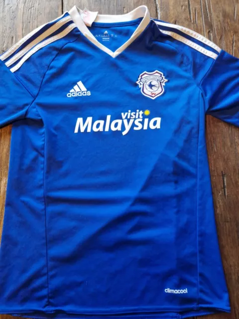 Cardiff City Home football shirt 2019 - 2020 Adidas DP3532 Polyester Mens  Size L