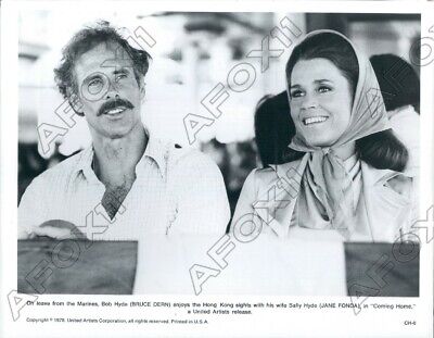 1979 Actor Bruce Dern & Actress Jane Fonda in Coming Home Press Photo
