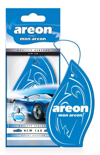 5 x Mon Areon New Car Air Fresheners Carton de parfum de parfum de qualité