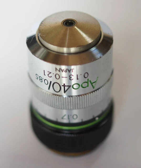 Olympus Microscope Japan short neck objective lens Apo 40/0.85 high quality  日本