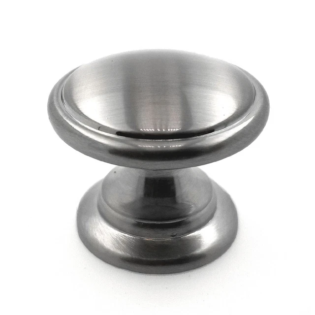 1-1/4" Knob Satin Nickel Traditional Cabinet Handle 2726 Cupboard Kitchen