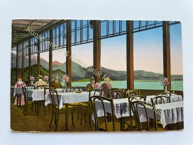 AK Kochelsee Hotel grauer Bär Kochel Bad Tölz Wolfratshausen 1915
