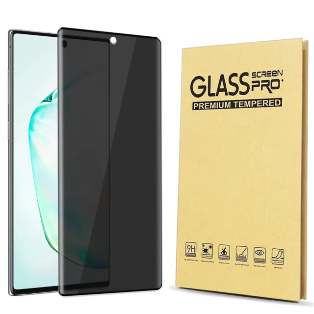 For Samsung Galaxy Note 10 /Note 10 Plus Privacy Tempered Glass Screen Protector 3