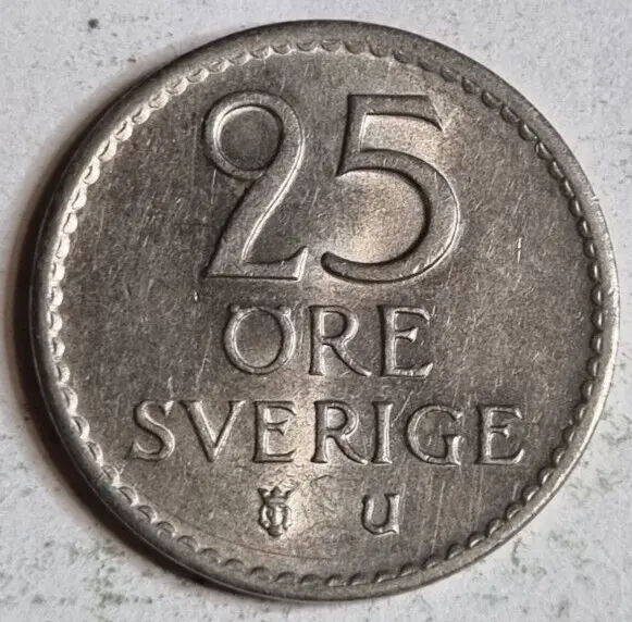 Sweden 1970 25 Ore coin