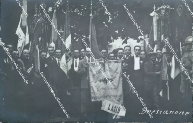 ac929 cartolina fotografica bressanone manifestazione provincia di bolzano