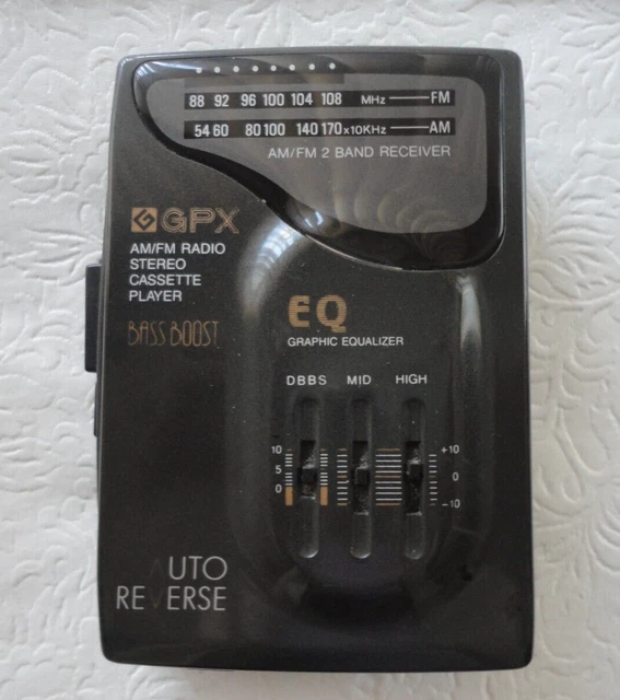 GPX AM/FM RADIO Stereo CASSETTE PLAYER Auto Reverse 12.00 PicClick